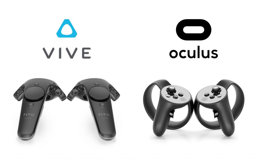 Oculus Rift Touch Controllers vs HTC Vive wands