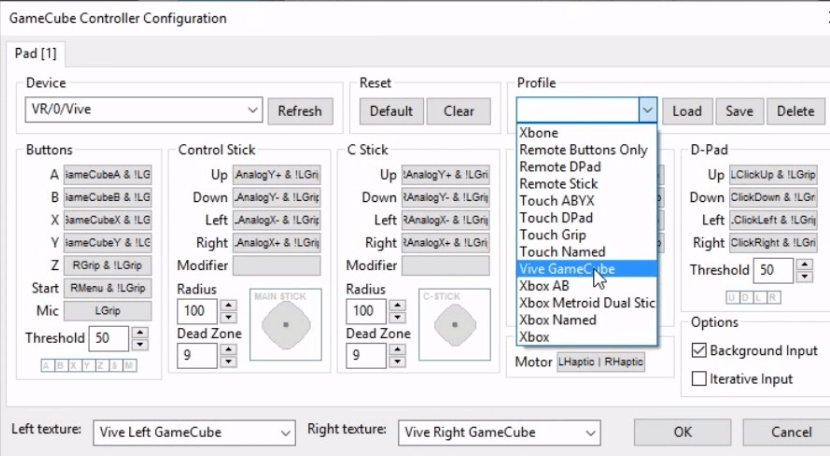 dolphin 5.0 controller profiles