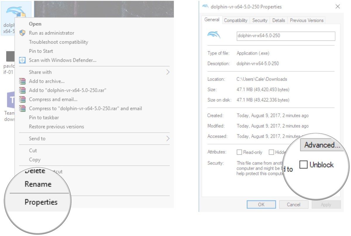 reset dolphin vr settings