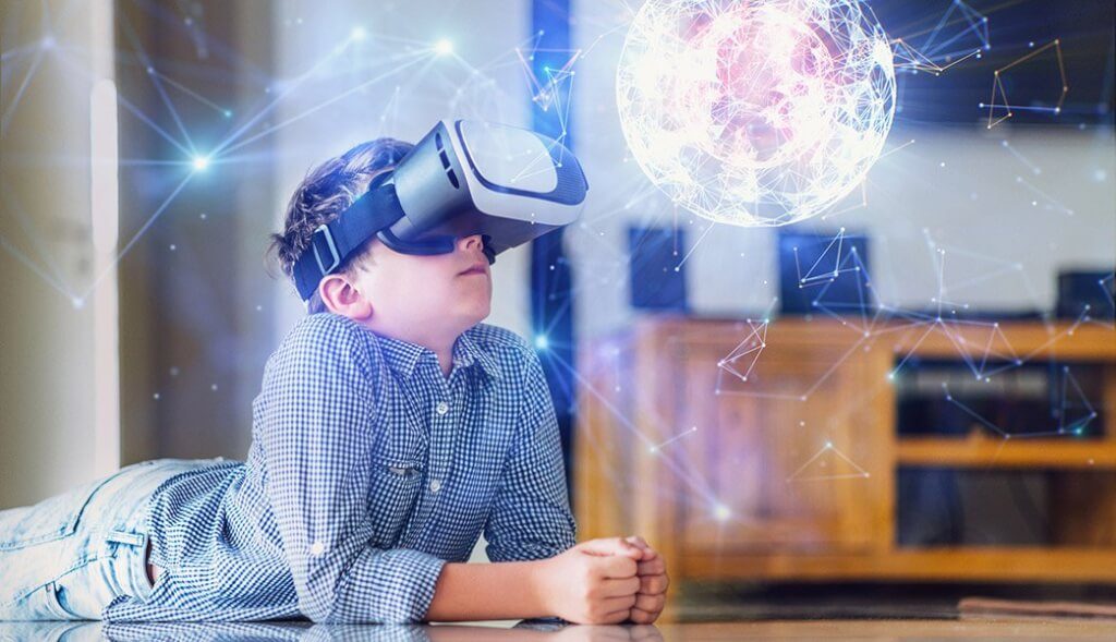 cheap mobile vr cardboard alternative educates child