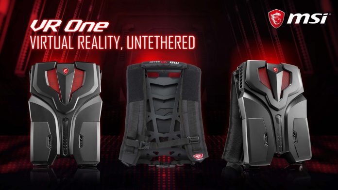 MSI VR One Backpack PC Product