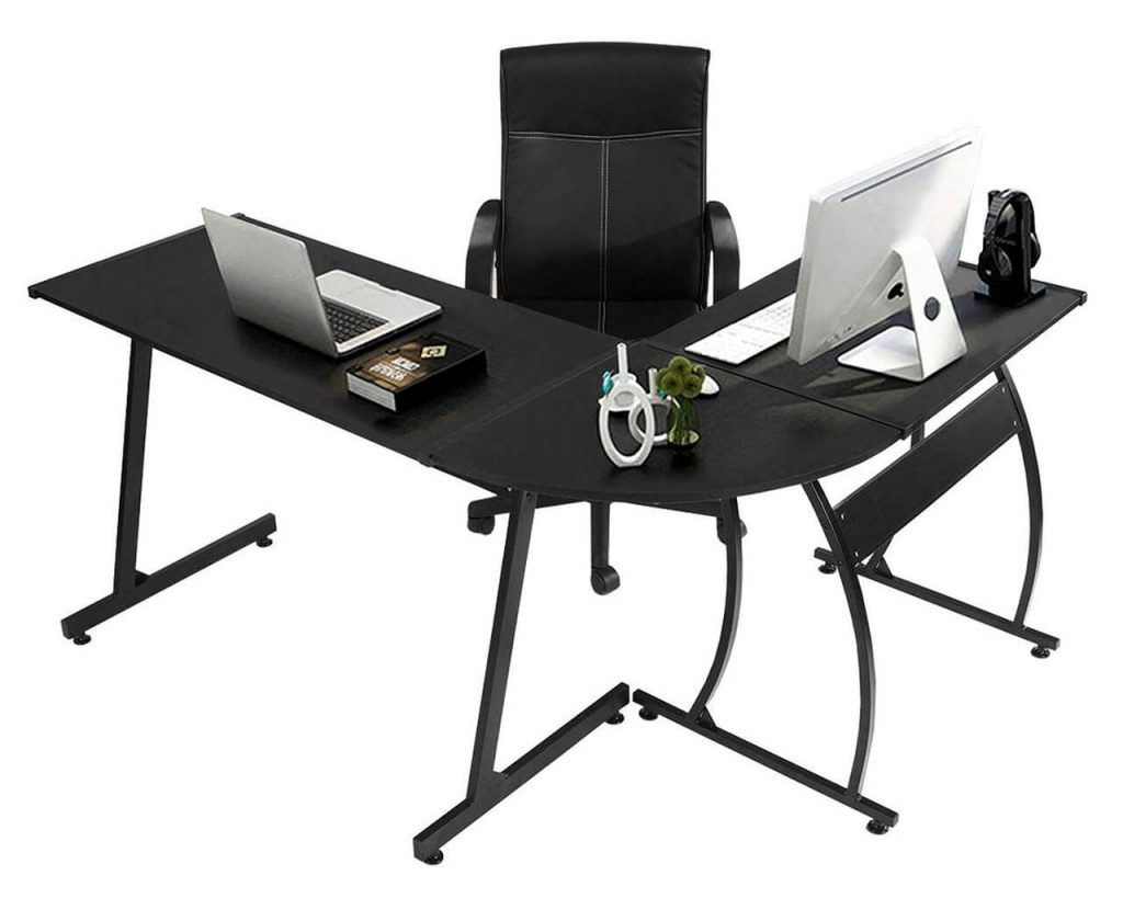 GreenForest L-Shape Corner Computer Desk